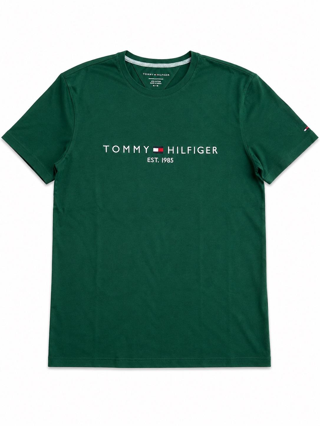 Playera Tommy Hilfiger Verde Talla XL