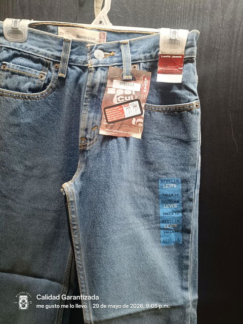 Jeans Levis Original Nuevo - Corte Recto