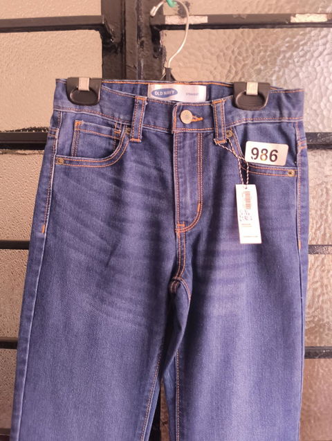 Pantalón de mezclilla unisex talla 12