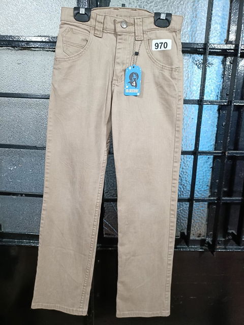 Pantalones de mezclilla color beige marca Warners