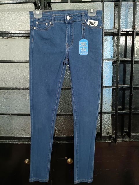 Pantalones de mezclilla ajustados para niña
