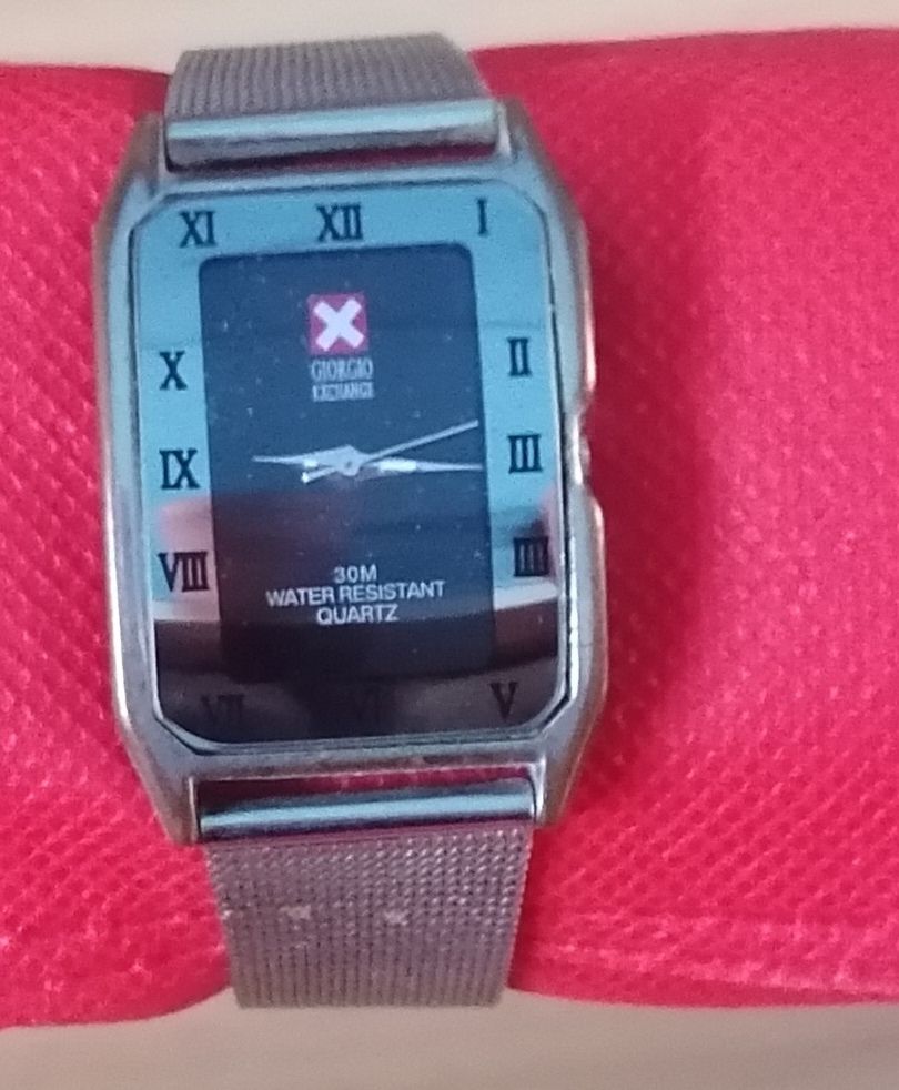 Reloj Giorgio Exchange con correa de malla metálica