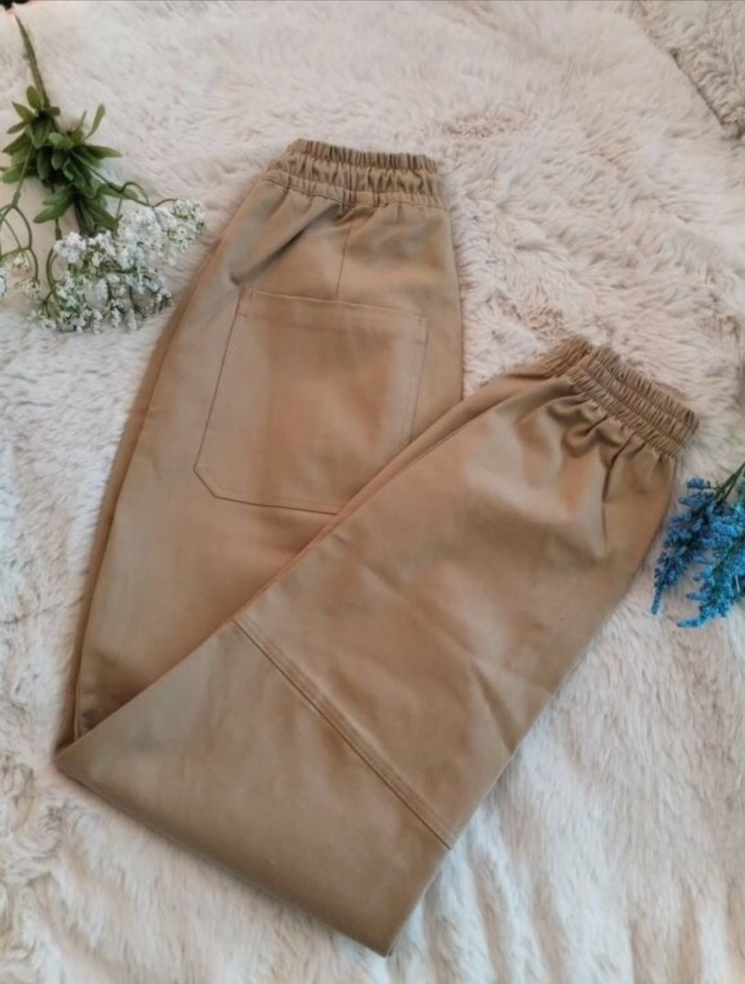 Pantalón Baggy color café nuevo