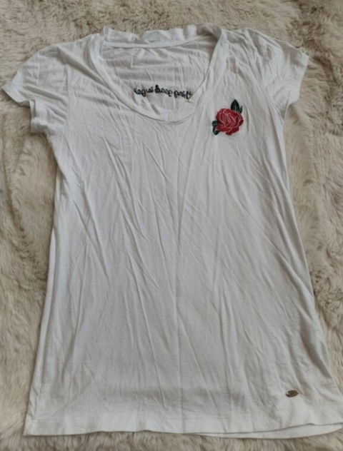 Blusa blanca manga corta