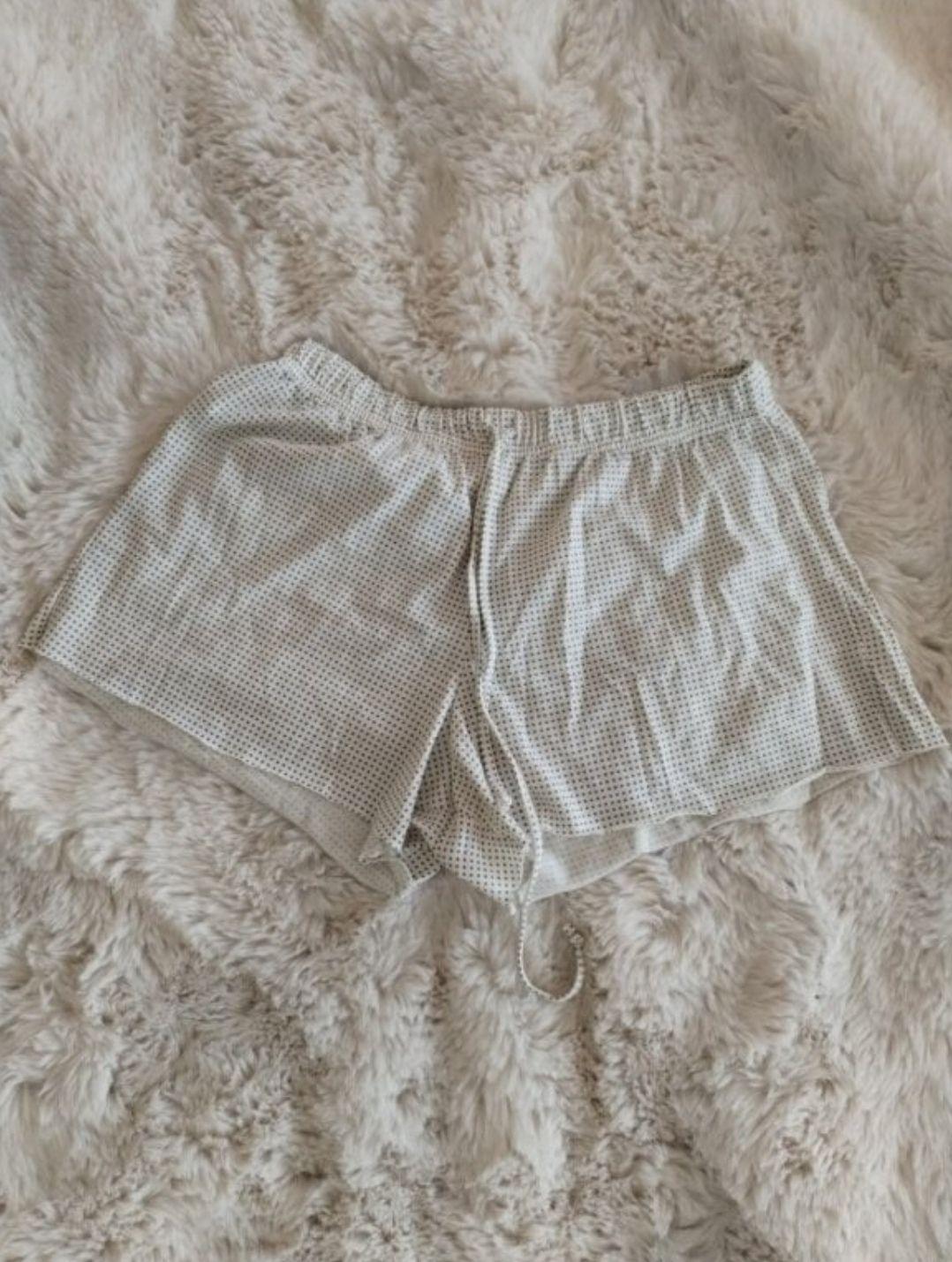 Shorts de dormir con estampado de puntos