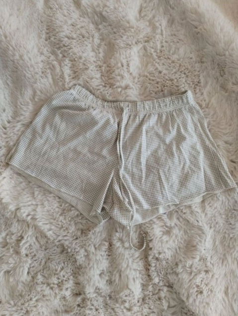 Shorts de dormir con estampado de puntos