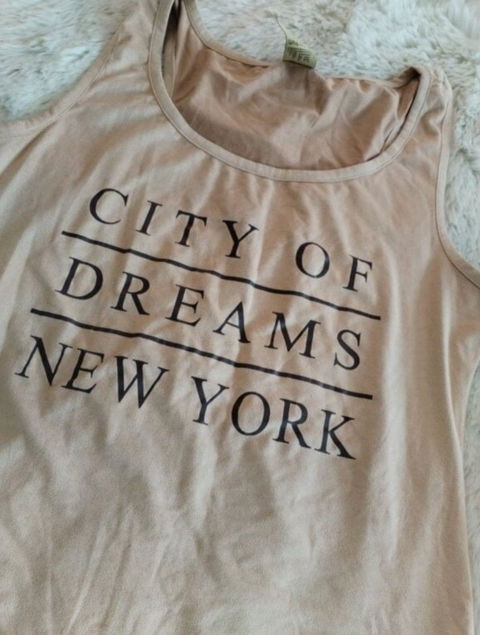 Playera sin mangas 'City of Dreams' de Nueva York