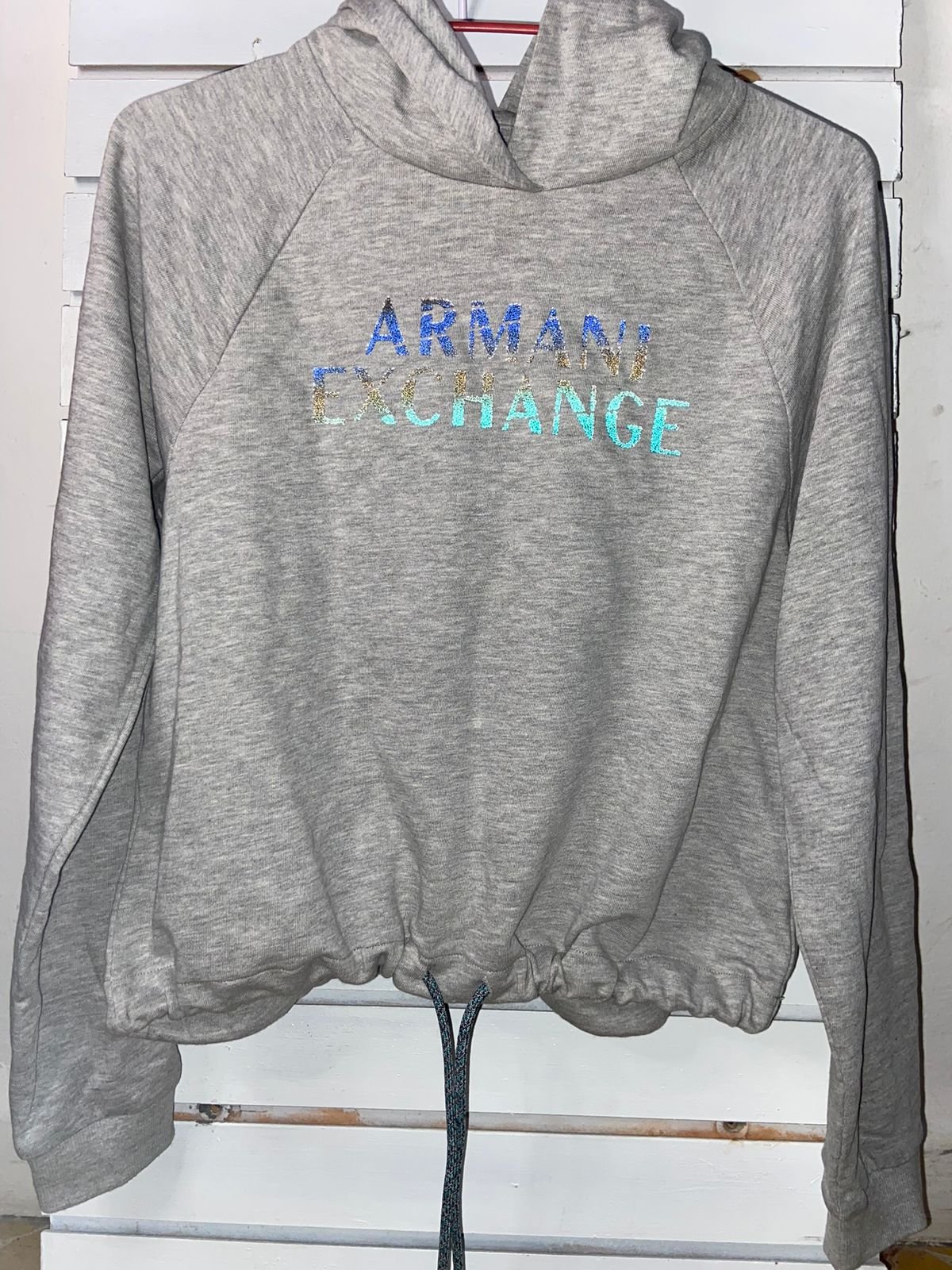 Sudadera Armani Exchange Gris con capucha 