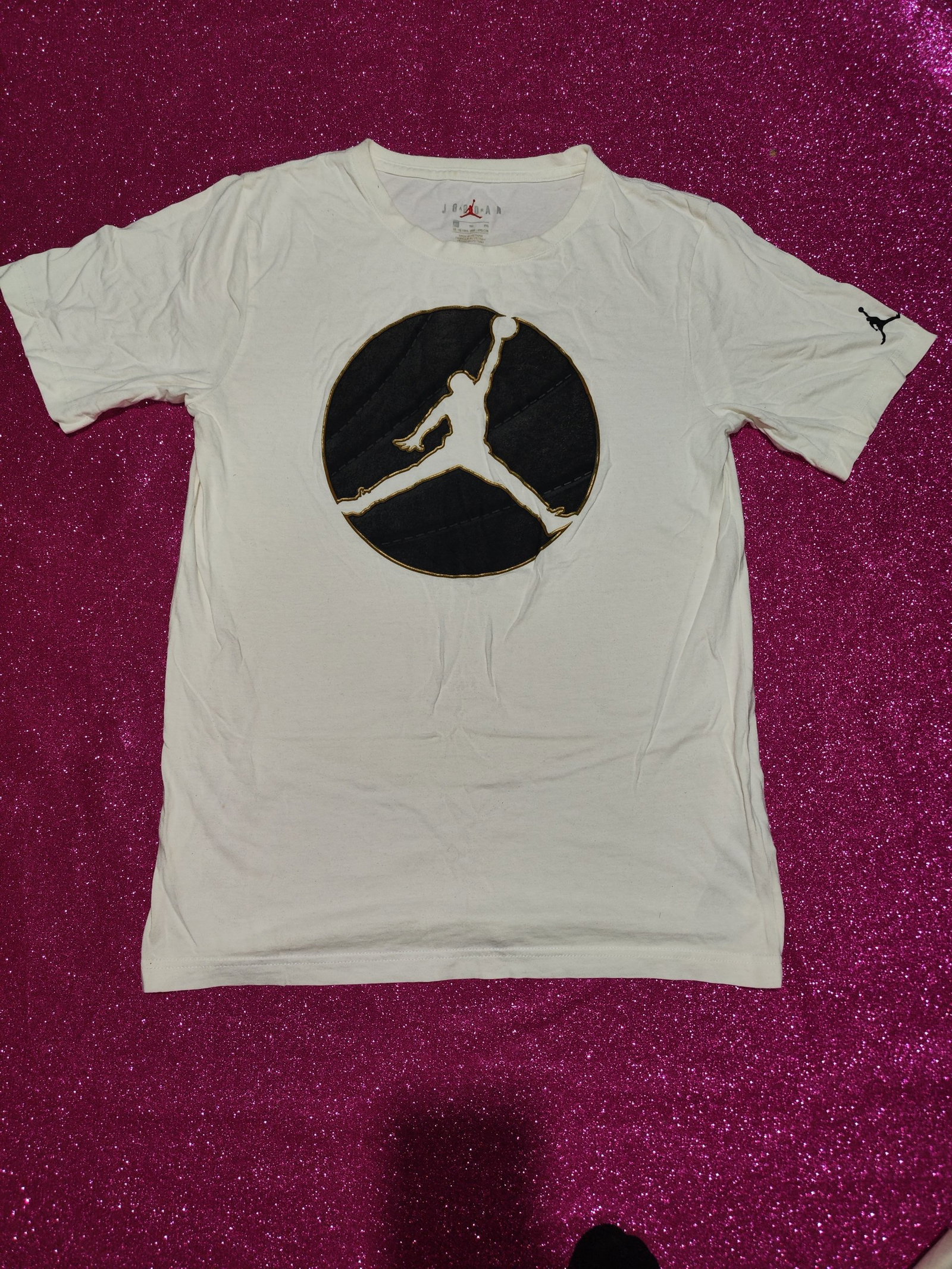 Playera Jordan Blanca con Logo
