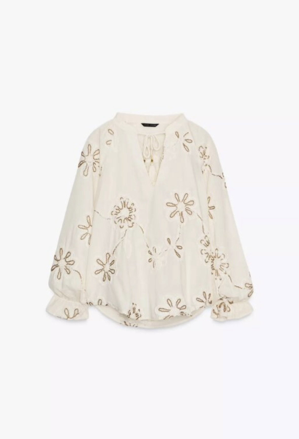 Blusa de Lino ZARA Nueva y Etiquetada