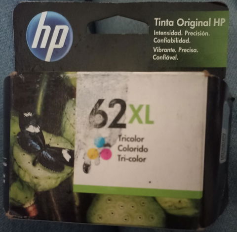 Cartucho de tinta hp 62xl