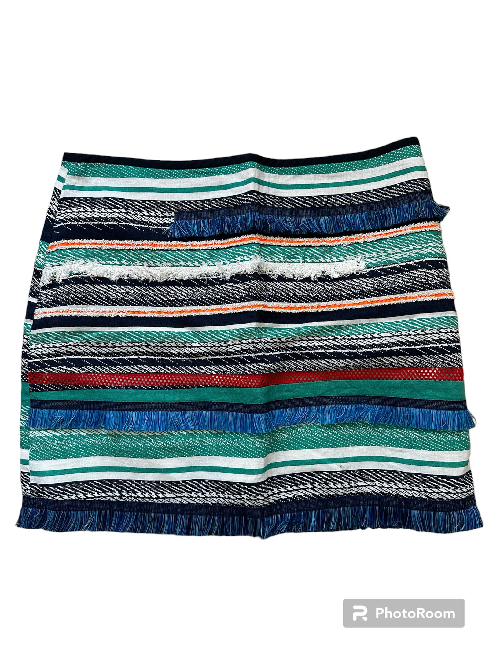 Falda de colores con flecos - Talla 7
