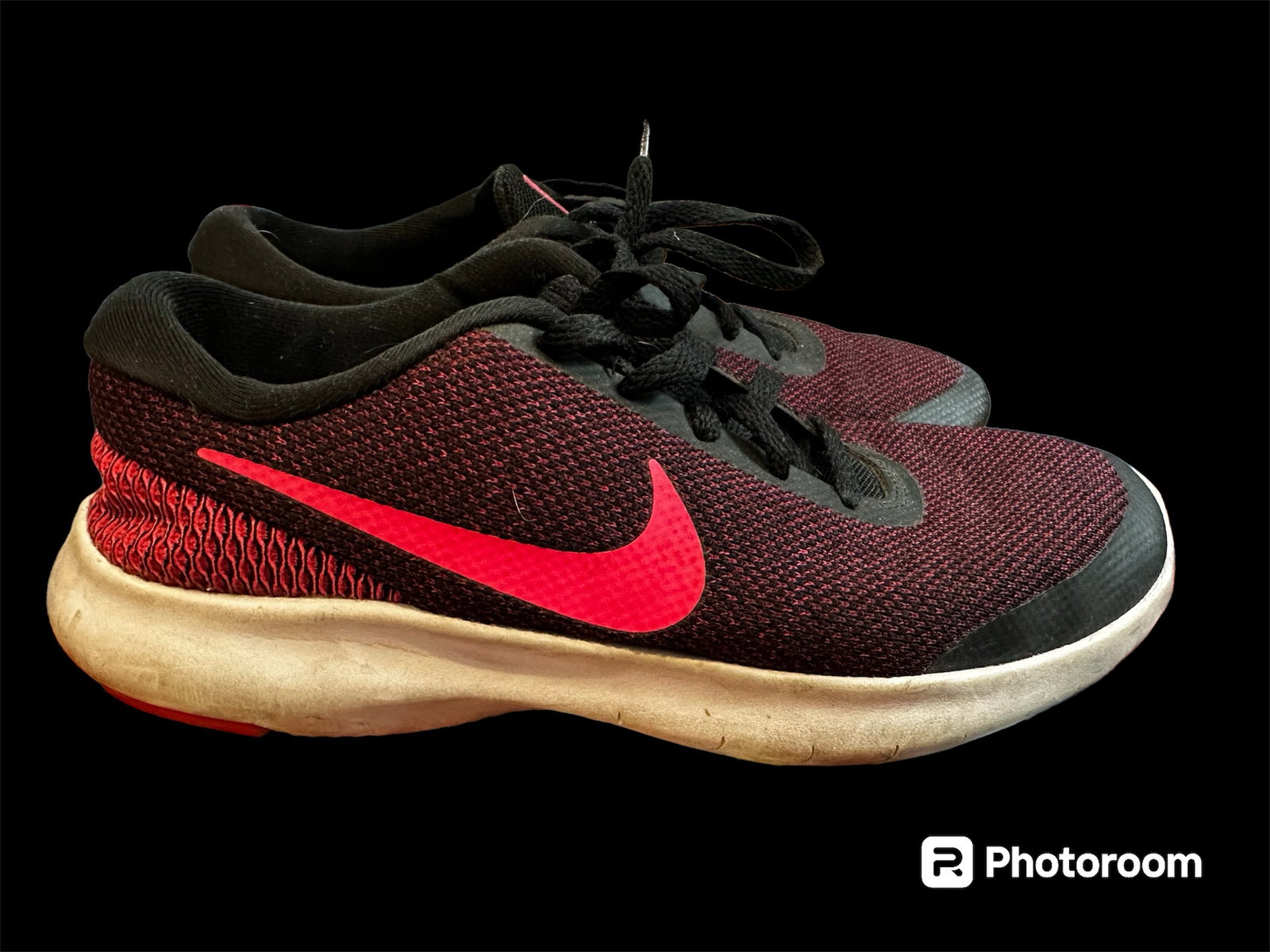 Tenis Nike Flex Experience Originales Negros con Rosa - Buen Estado