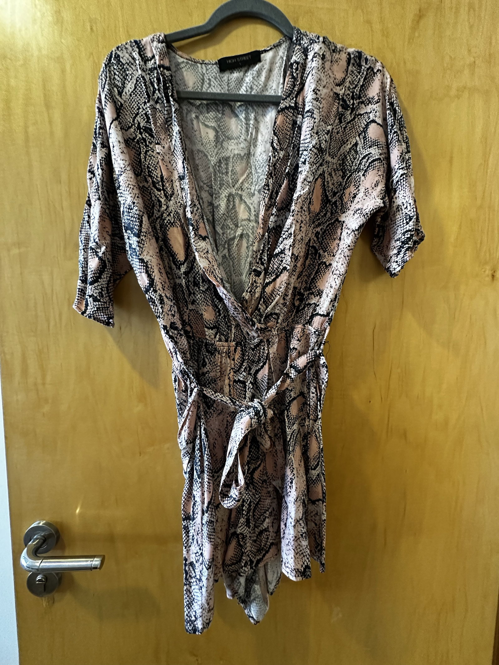 Jumper de Tela Fresca Estilo Serpiente - Talla L