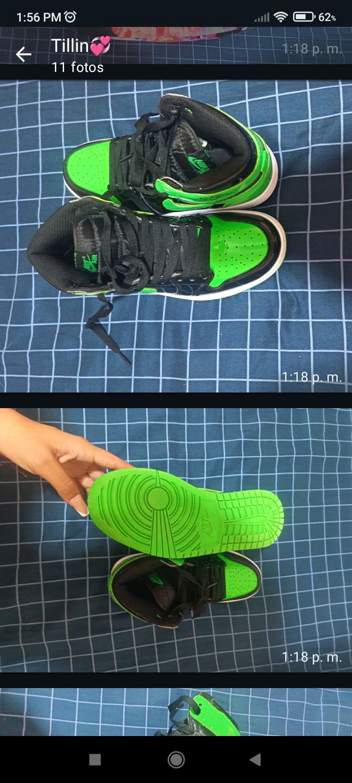 Tenis De segunda mano charol en buen estado 