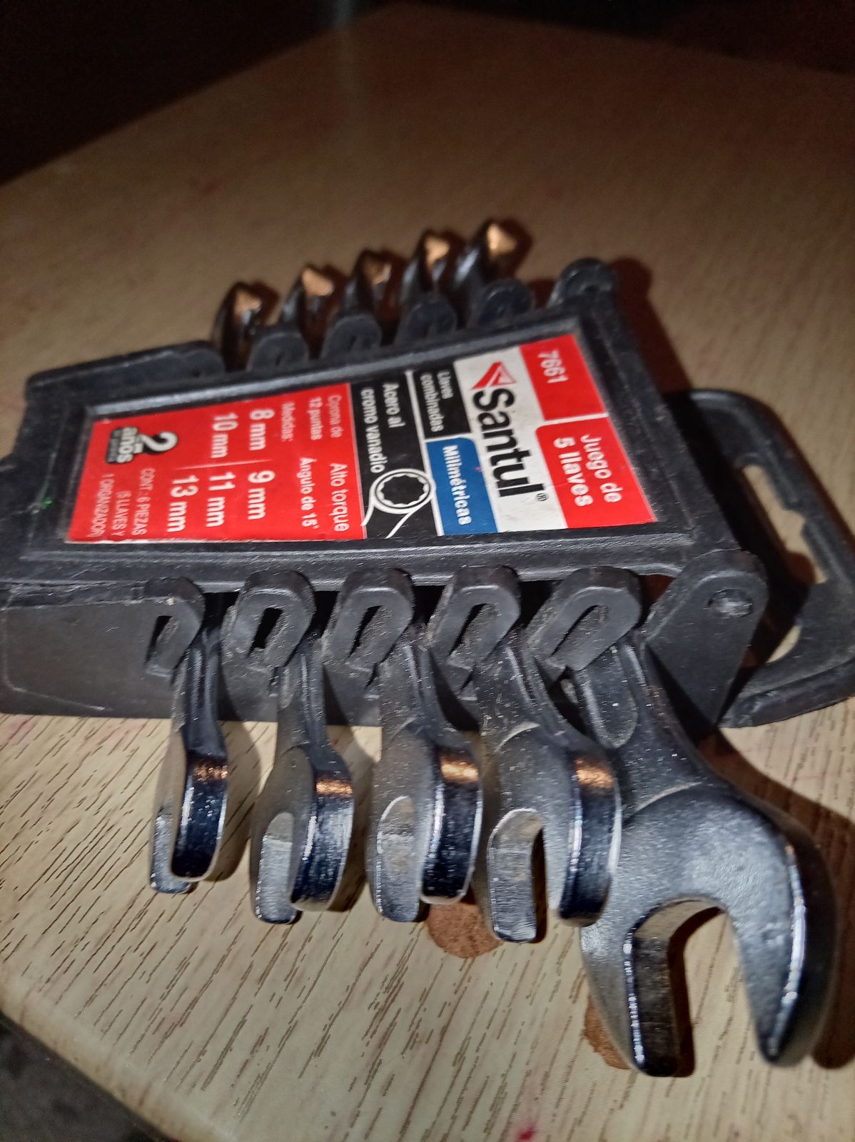 Juego de 5 llaves combinadas Santul