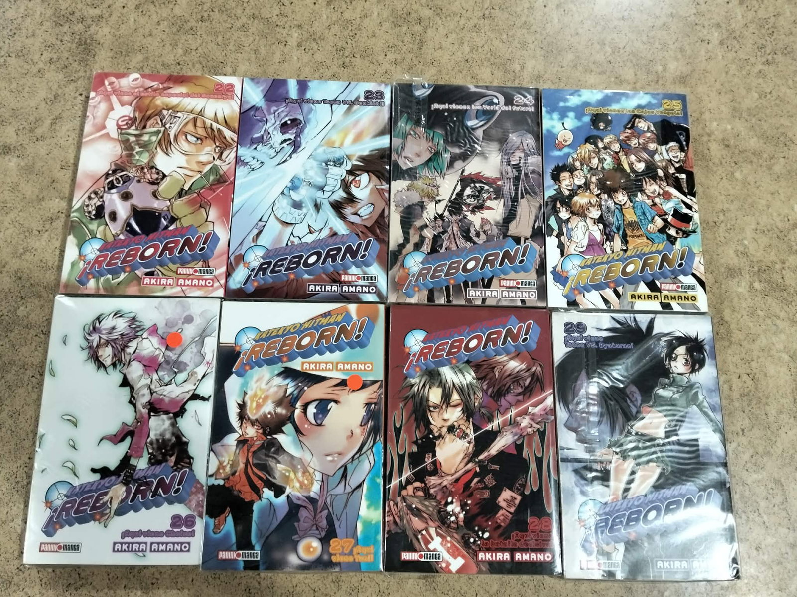 Colección de Tomos de Manga: Reborn, Naruto y Fairy Tail