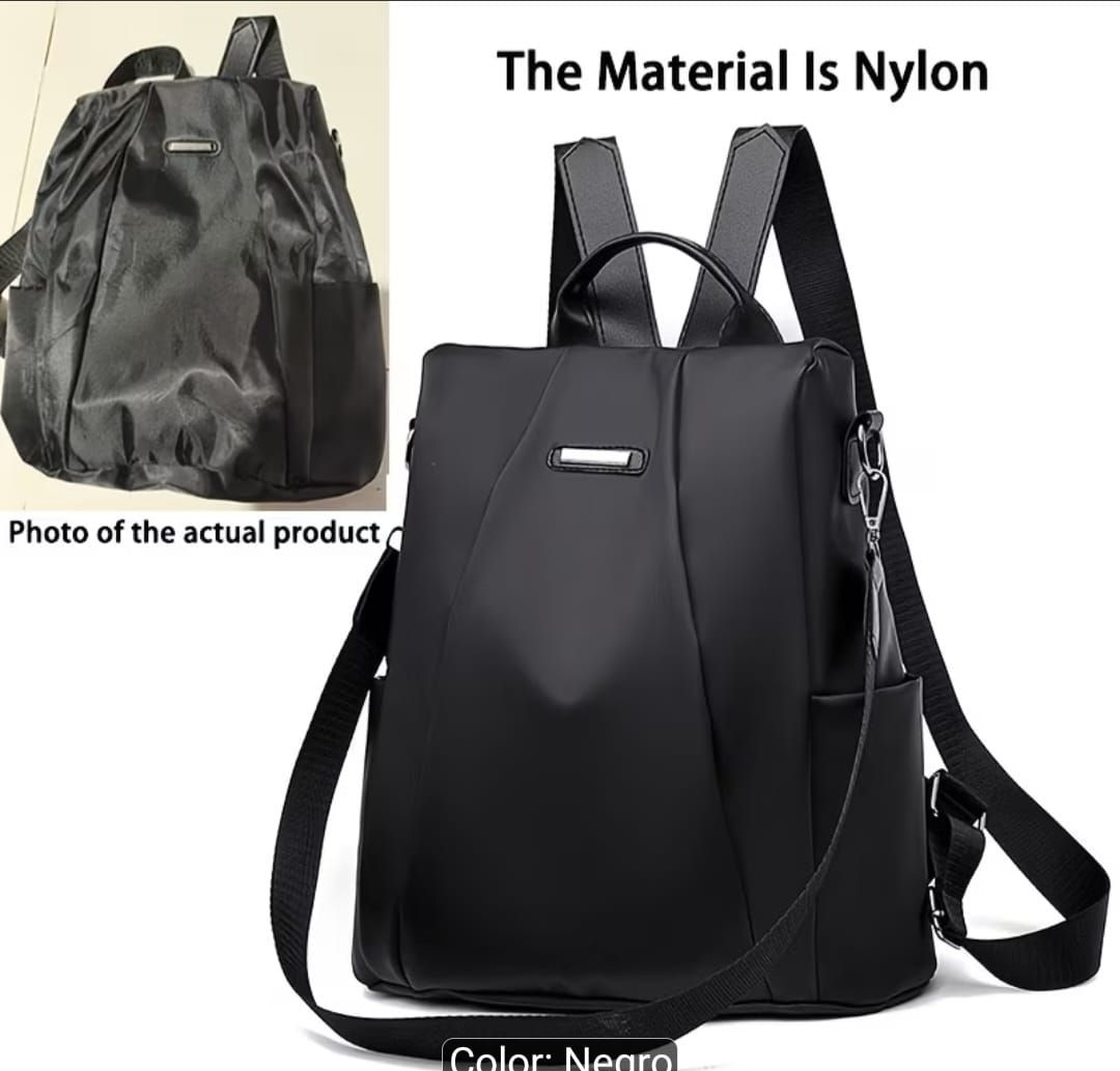 Mochila tipo bolso con compartimento oculto antirrobo - Nueva