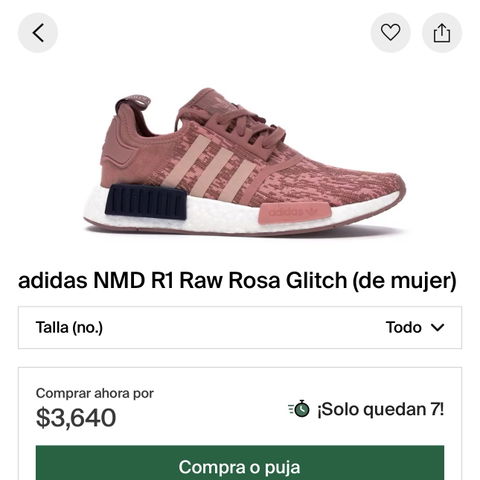 Tenis Adidas NMD rosa