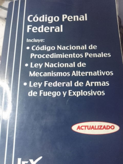 Código penal federal.