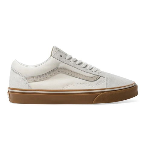 Tenis Vans old skool blanco/beige 1281651