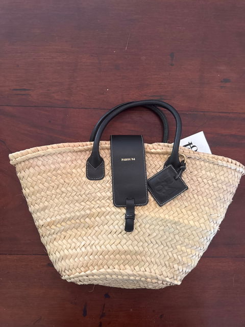 Capazo Oh Là Là Black de PARIS/64 - Bolsa Grande Hecha a Mano