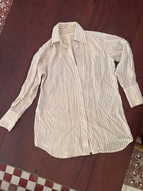 Striped Button-Down Shirt