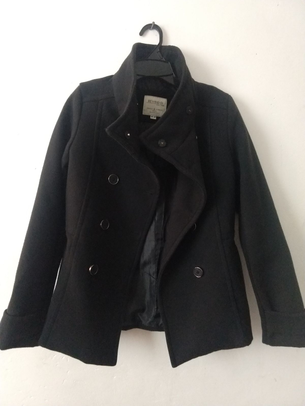 Saco Negro Casual Talla M en Muy Buenas Condiciones