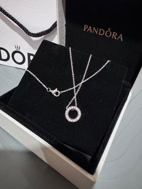 Collar de circonia brillante Pandora 55 cm
