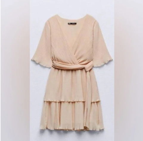 Vestido Rosa Zara Nuevo