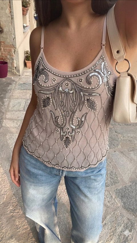 Blusa nude Forever 21