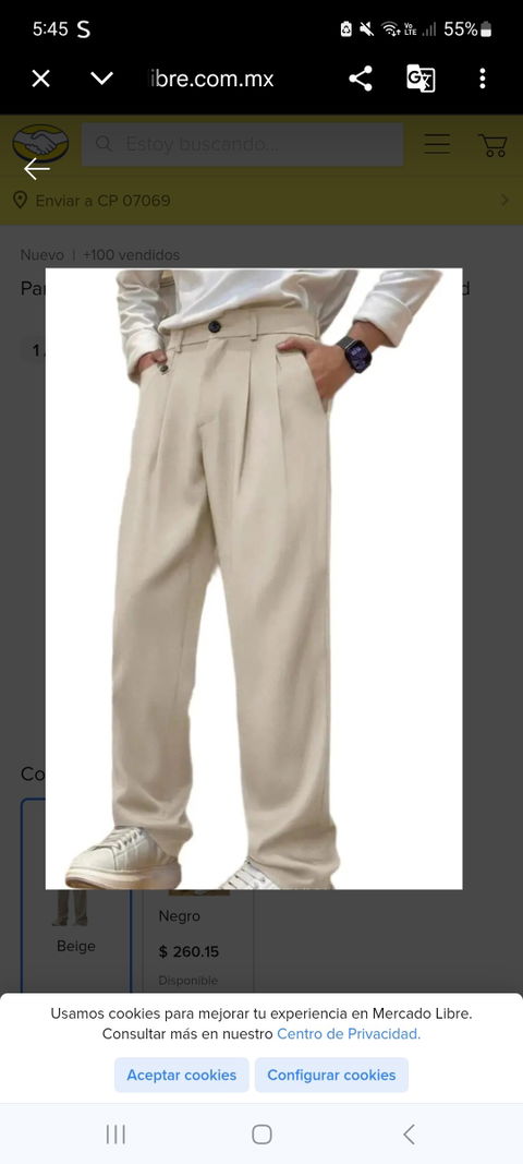 Pantalón de vestir