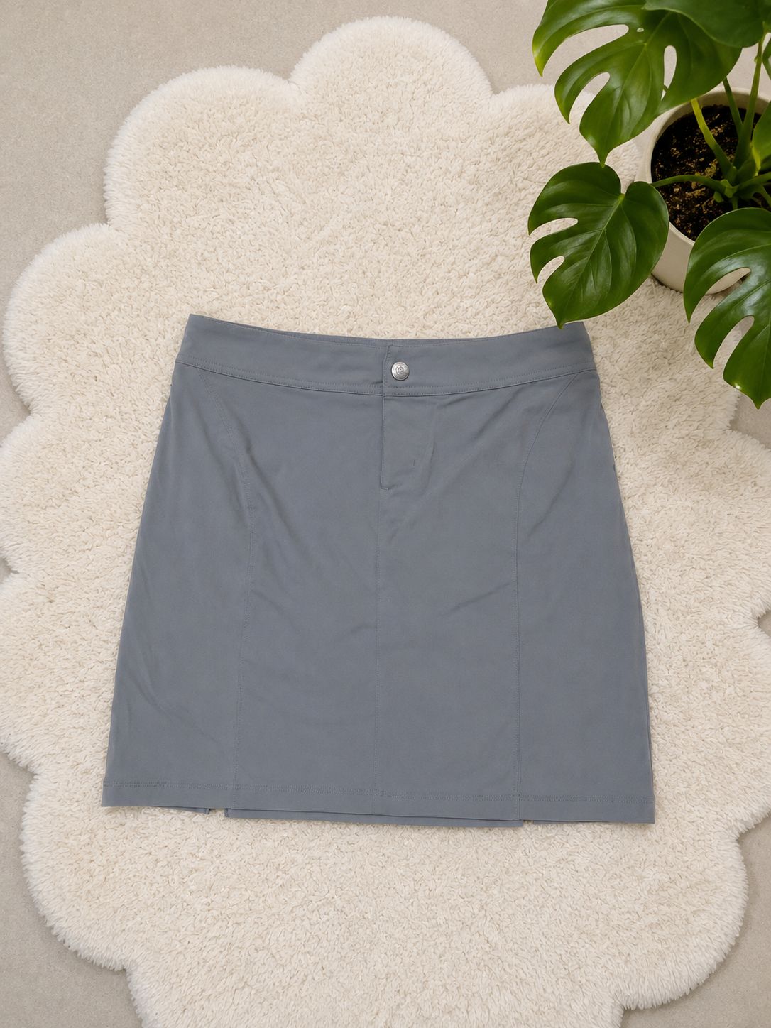 Falda Columbia Talla 4/36 Color Gris