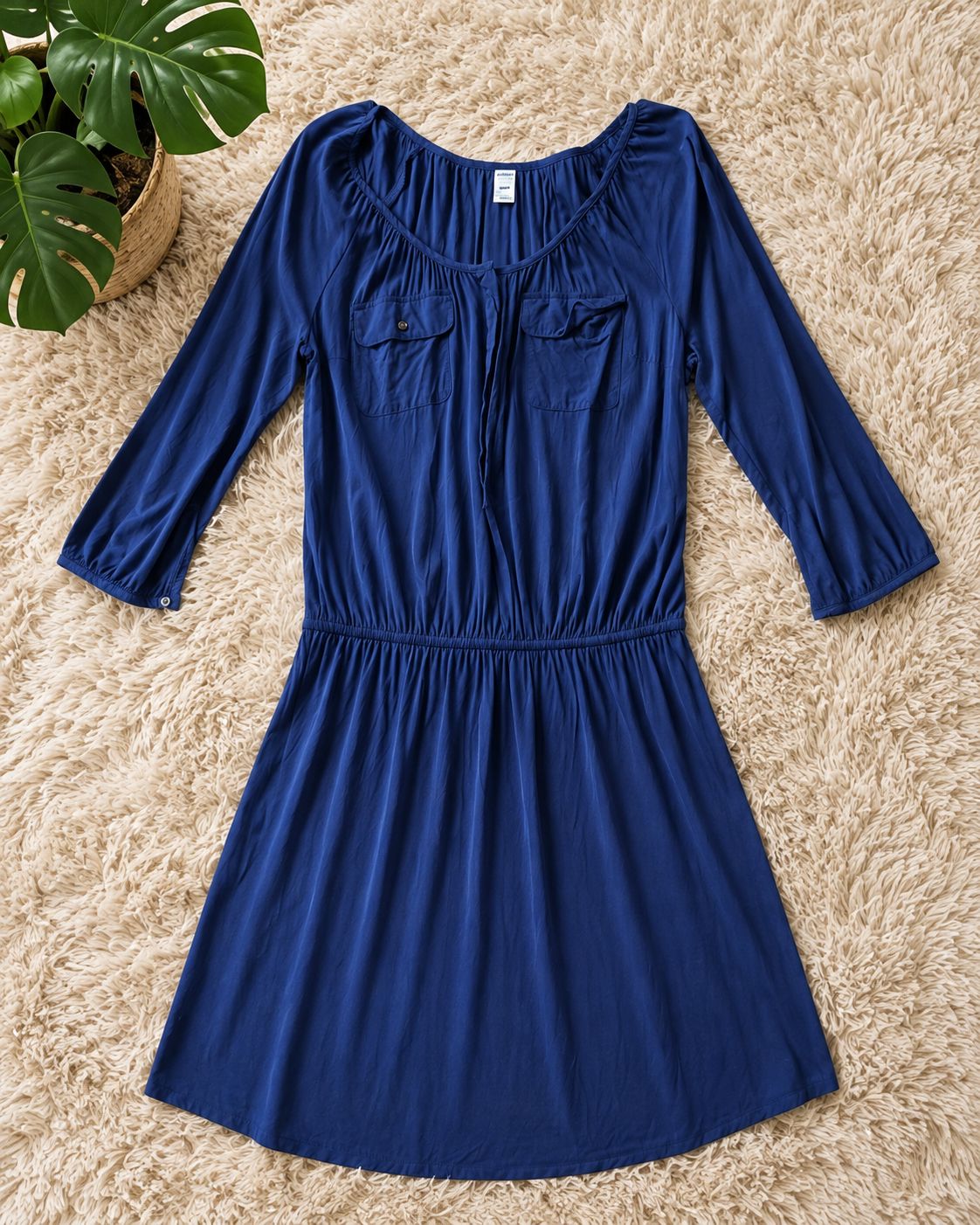 Vestido Old Navy Talla L Color Azul