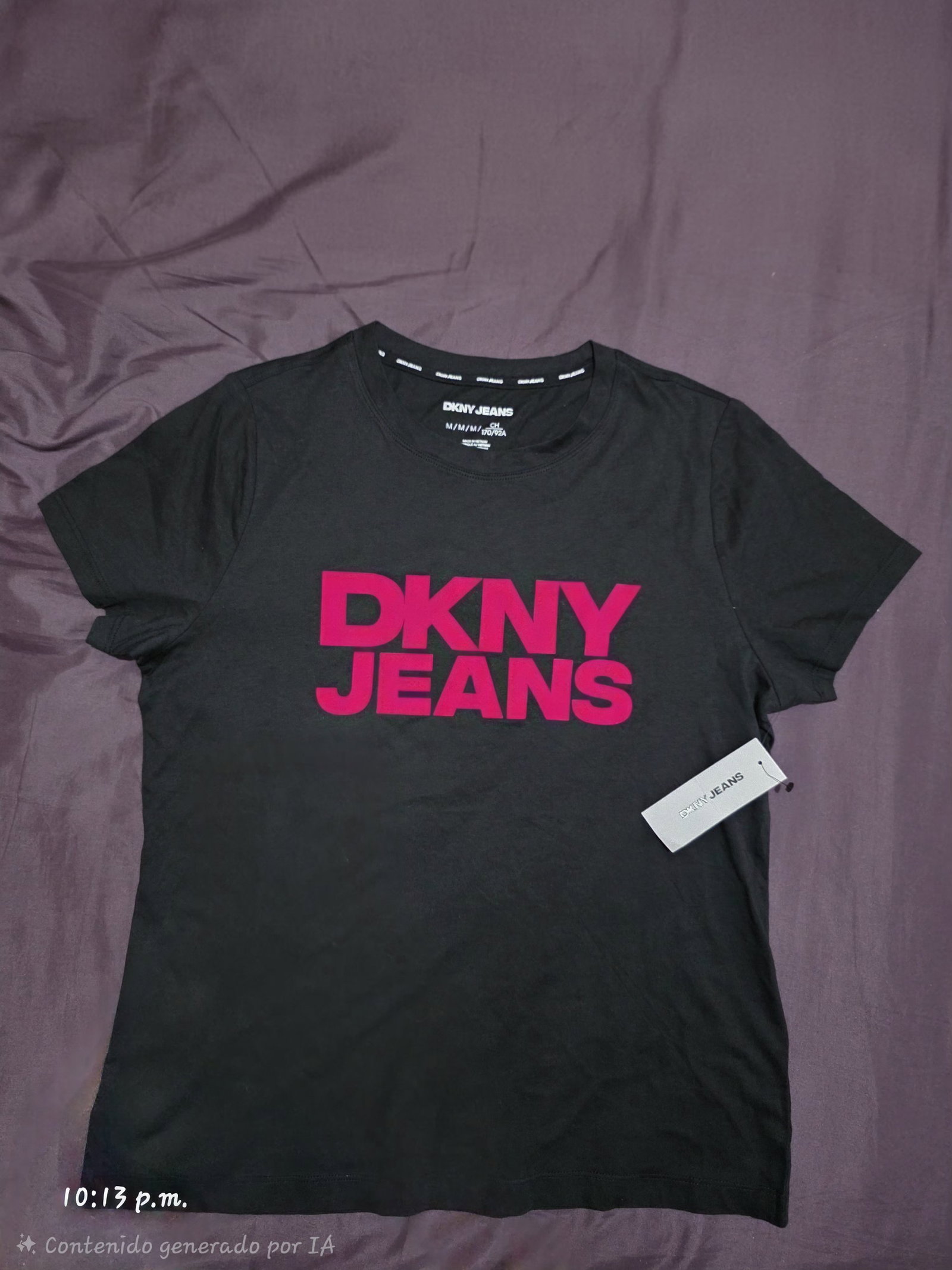 Playera DKNY Jeans Mujer Talla M Nueva