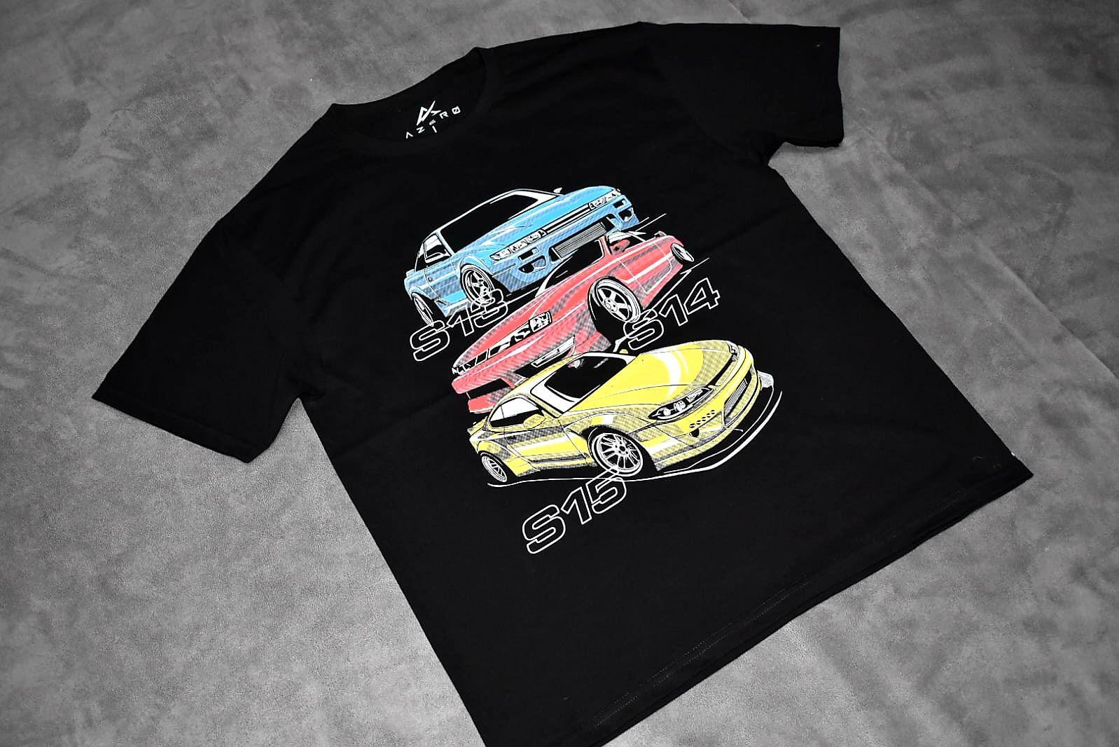 Playeras de carros S M y L de algodón
