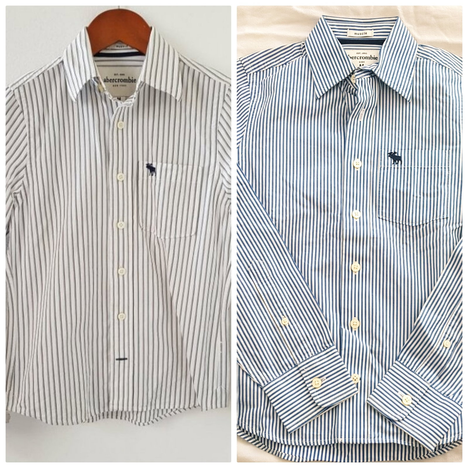 Para de camisas abercrombie 