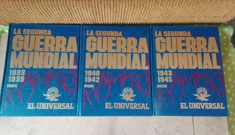 Colección La Segunda Guerra Mundial - 3 Tomos Completos