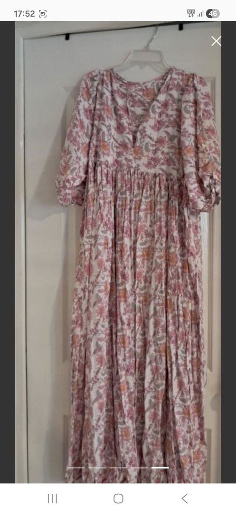 Vestido largo para dama nuevo color rosa