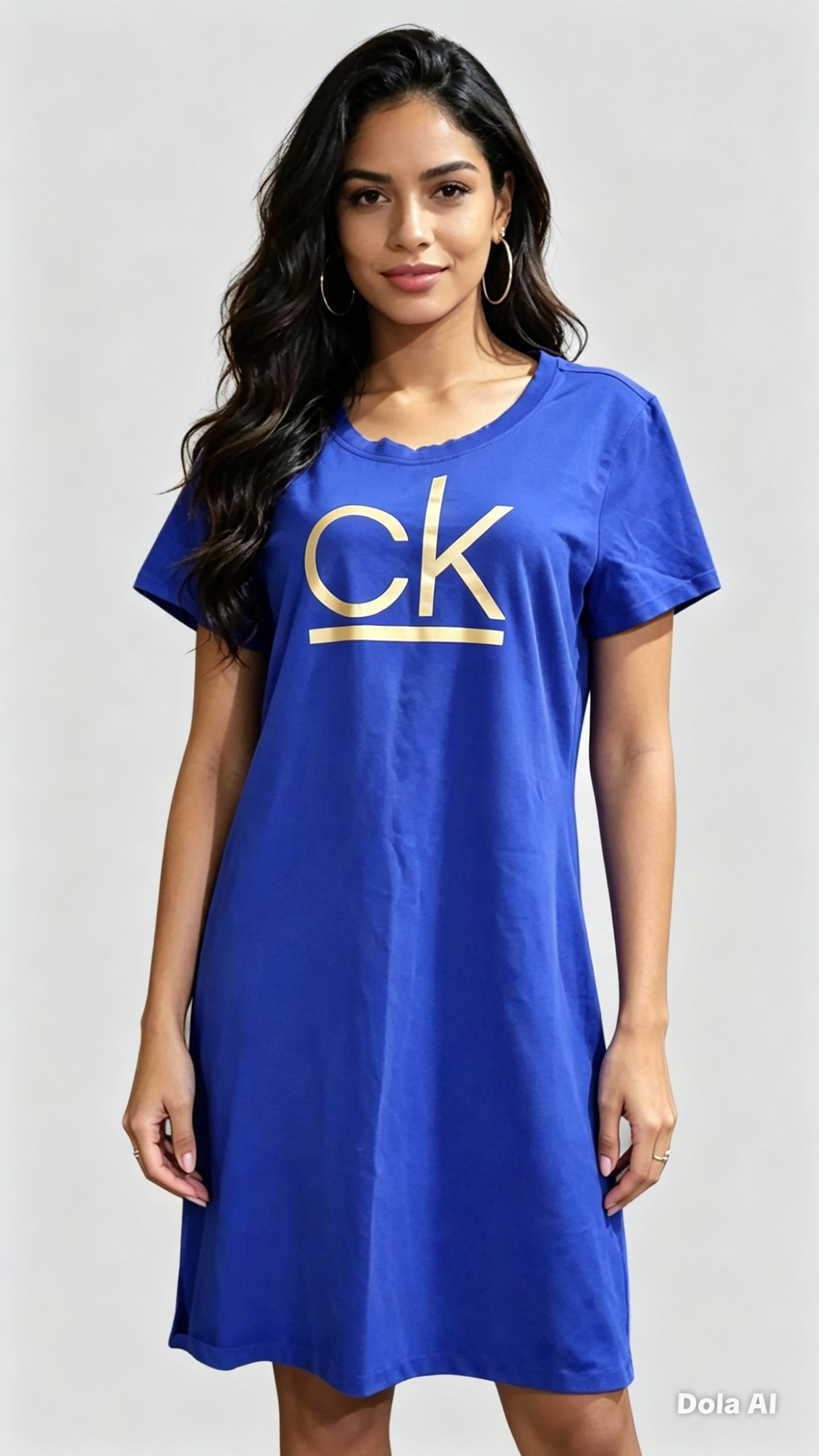 Vestido Deportivo Calvin Klein Talla M Azul Rey