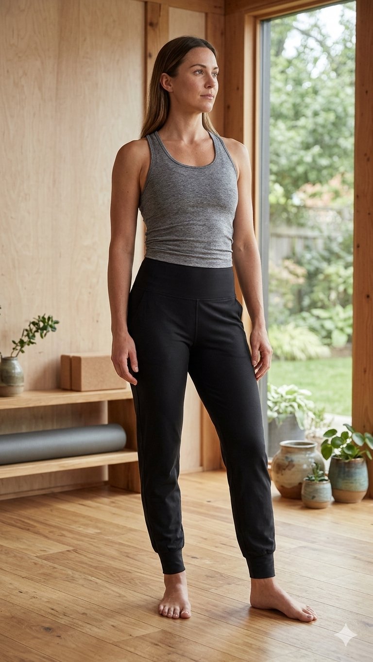 Leggin tipo Jogger Colorfullkoala, nuevo sin etiqueta, talla S, color negro
