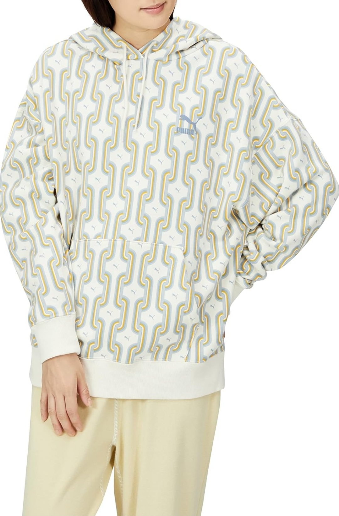 Sudadera con capucha PUMA Classics 70s Psychedelic AOP Talla XS