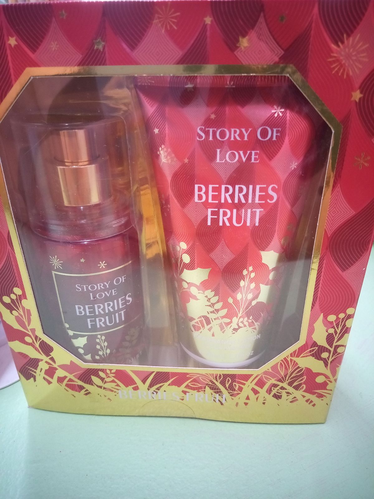 Set de fragancia y crema Berries Fruit Story of Love