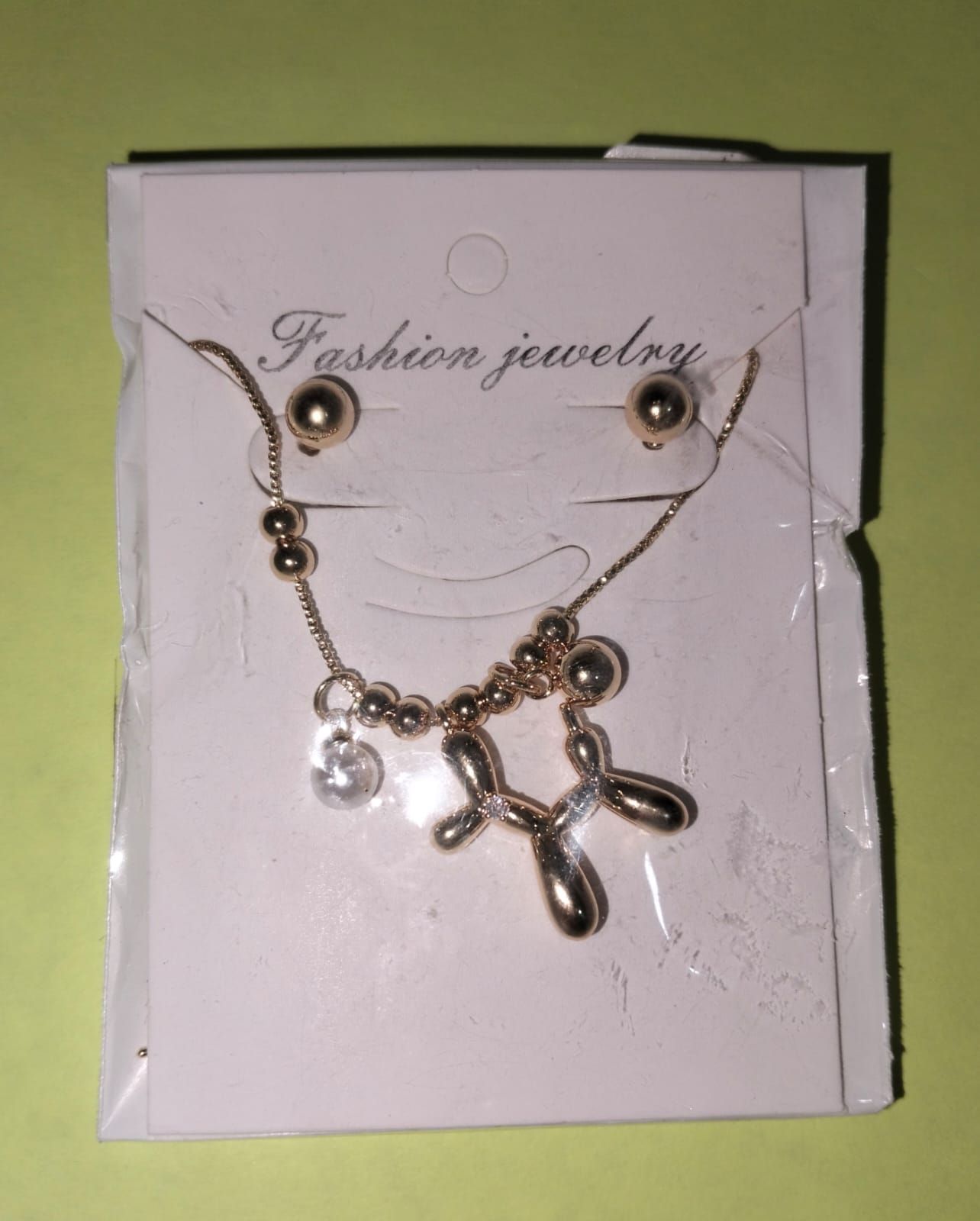 Cadenas de oro laminado con arenes - Set de 2