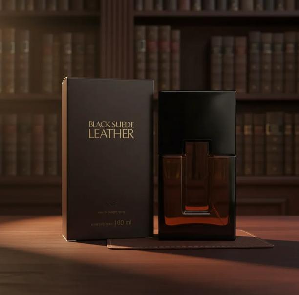 Black Suede Leather, fragancia en spray para caballero