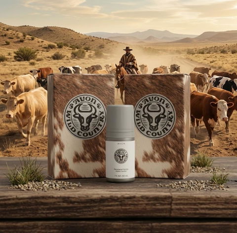 Set Wild Country tradicional, para caballero, descatalogado de Avón