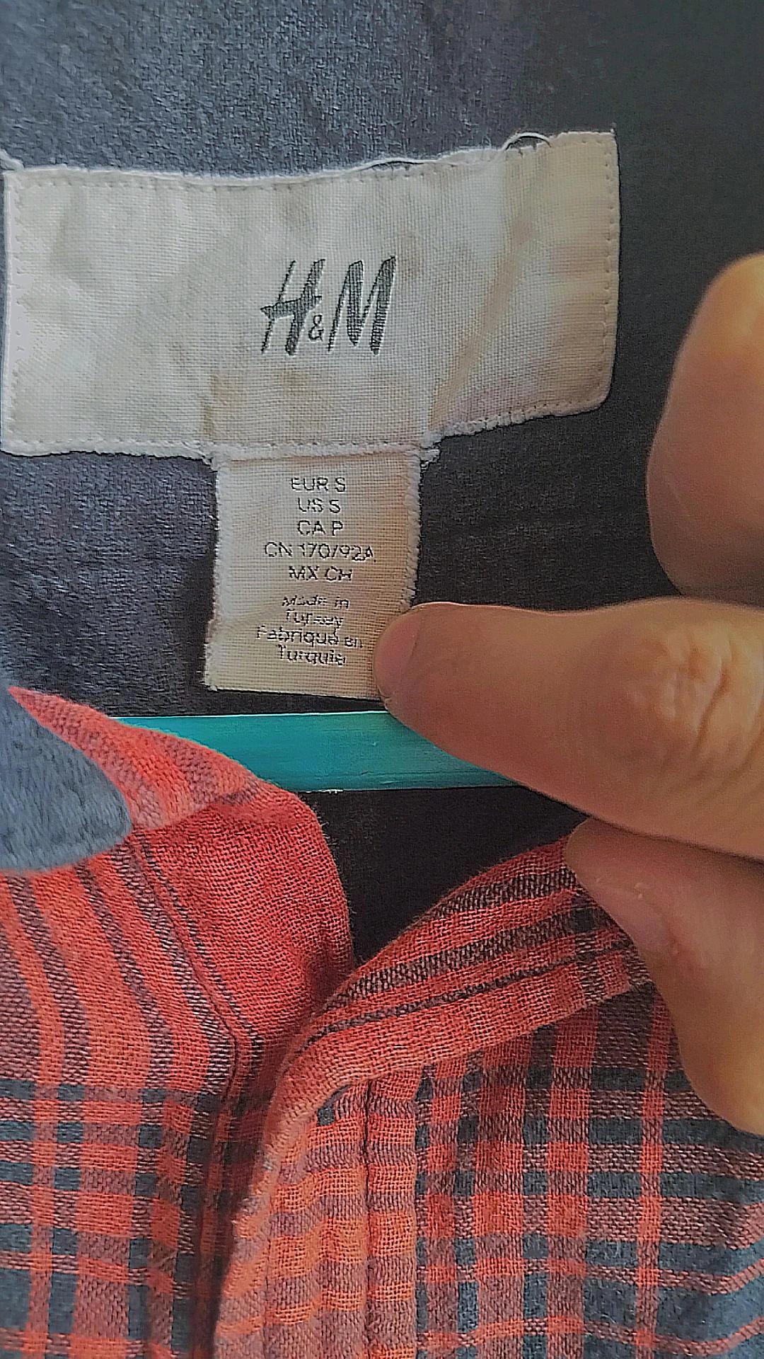 Camisa H&M de Leñador Talla S 