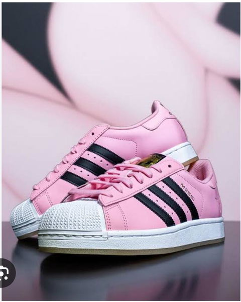 Tenis Adidas Superstar Rosa Nuevos Sin Detalles