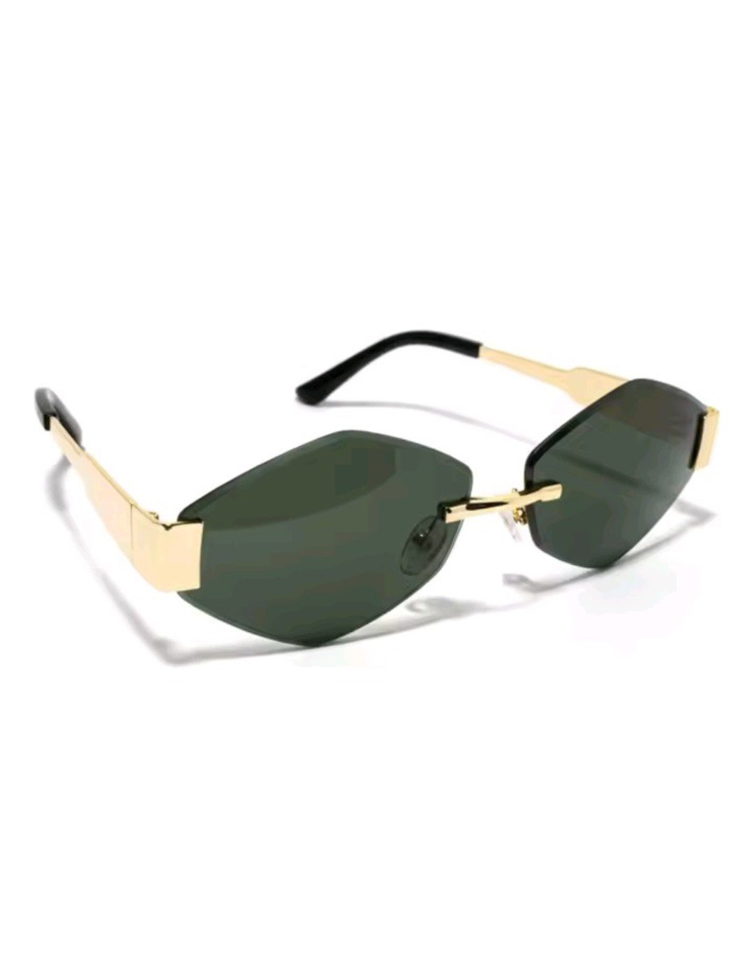 Lentes de Sol Caraza con Patillas Doradas y Plateadas