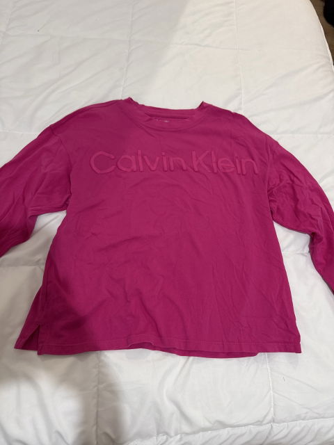 Blusa rosa calvin klein